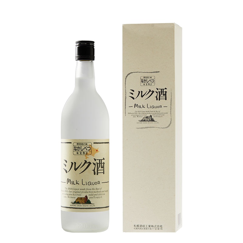 日本原装进口 札幌牛乳烧酒720ml25%vol