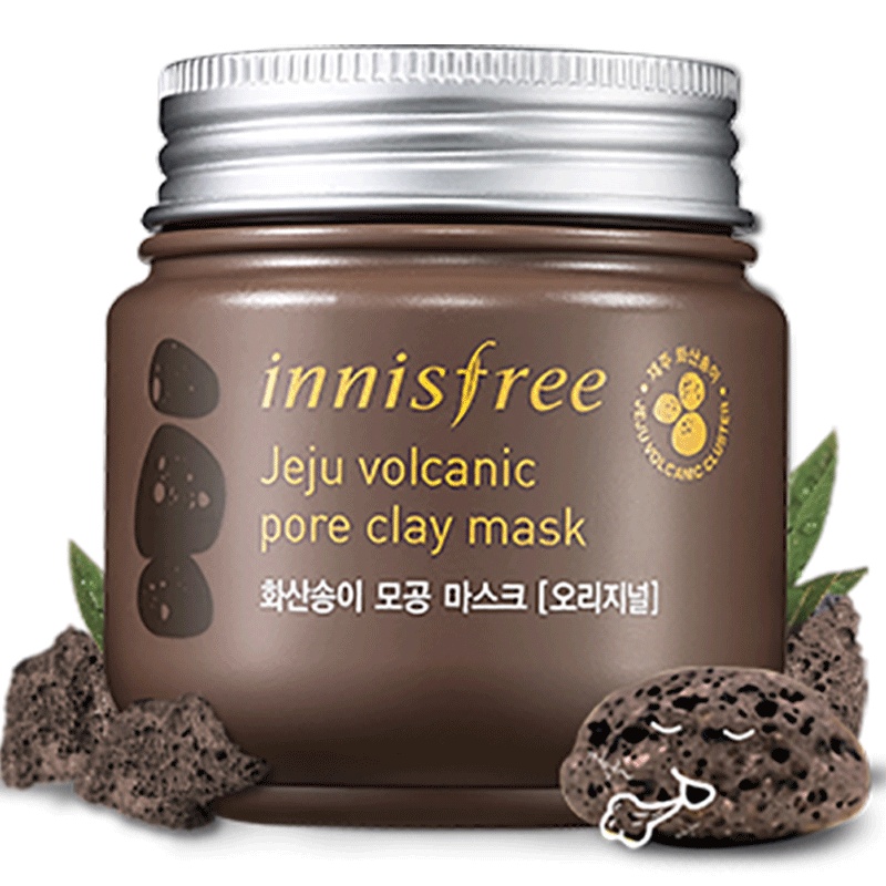 innisfree/悦诗风吟火山泥面膜泥深层清洁水洗面膜 加强版 100ml