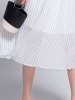丝柏舍2018夏装新款中长款条纹娃娃领无袖收腰显瘦连衣裙S72R0028
