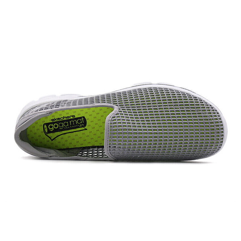 Skechers斯凯奇男士GO WALK 3 健步鞋网面镂空低帮套脚鞋 6666002/G-RY