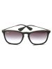 雷朋太阳镜眼镜男女系列时尚黑框方框太阳墨镜RB4187F 622/8G 54mm