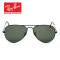雷朋墨镜男女款飞行员系列黑色镜框绿色偏光镜片眼镜太阳镜RB3025 002/58