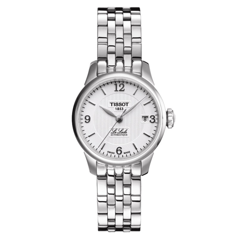 天梭(TISSOT) 力洛克系列机械女表 银色