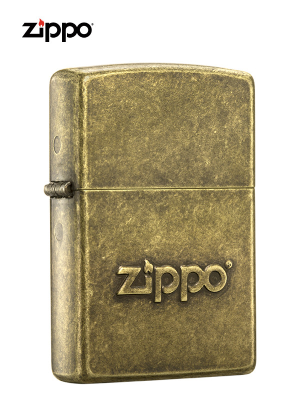 zippo之宝ZP-28994仿古铜冲压商标 防风打火机原装正版