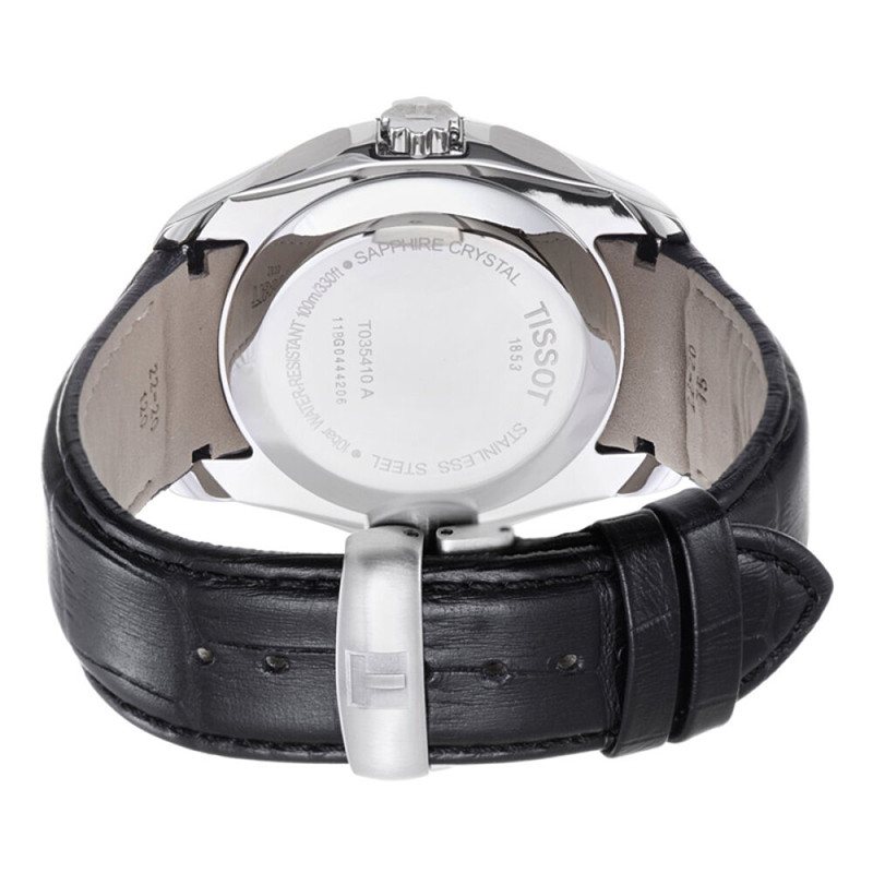 天梭 Tissot 庫圖石英手錶 T0352101605100 皮帶女錶