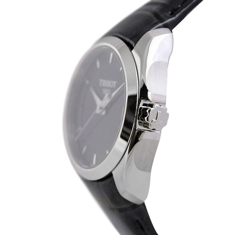 天梭 Tissot 庫圖石英手錶 T0352101605100 皮帶女錶