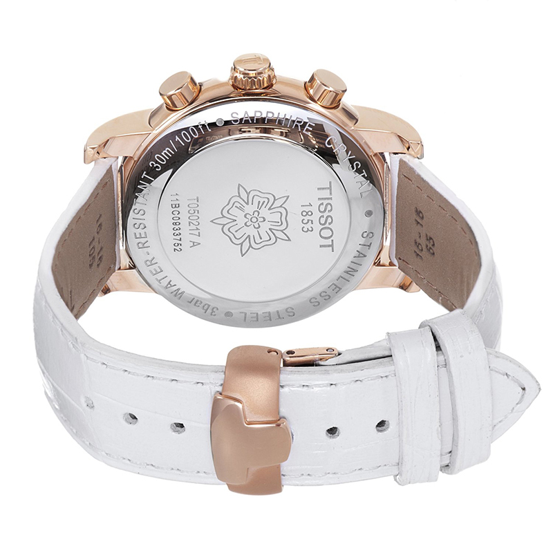 TISSOT 天梭玫瑰金女錶 t050.217.36.112.00