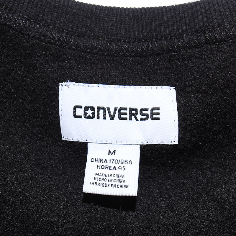 匡威Converse男装卫衣运动服运动休闲10001148-A02 L 黑色