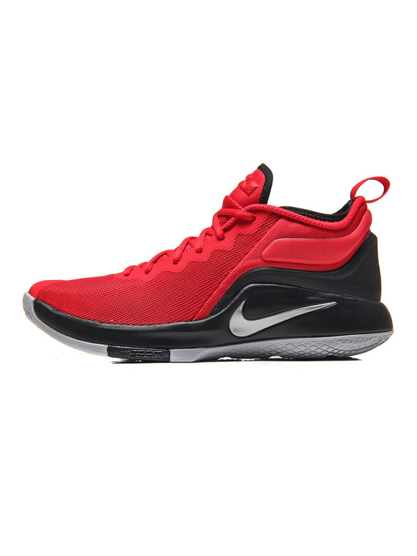 NIKE耐克男鞋篮球鞋新款詹姆斯ZOOM低帮透气实战运动鞋AA20 红色