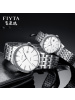 飞亚达(FIYTA)手表 商务休闲简约防水百搭 男表女士手表石英表钢带情侣表腕表