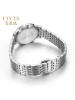 飞亚达(FIYTA)手表 商务休闲简约防水百搭 男表女士手表石英表钢带情侣表腕表