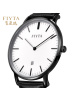 飞亚达(FIYTA)手表 时尚简约北欧风男士腕表 防水日历皮带石英男表