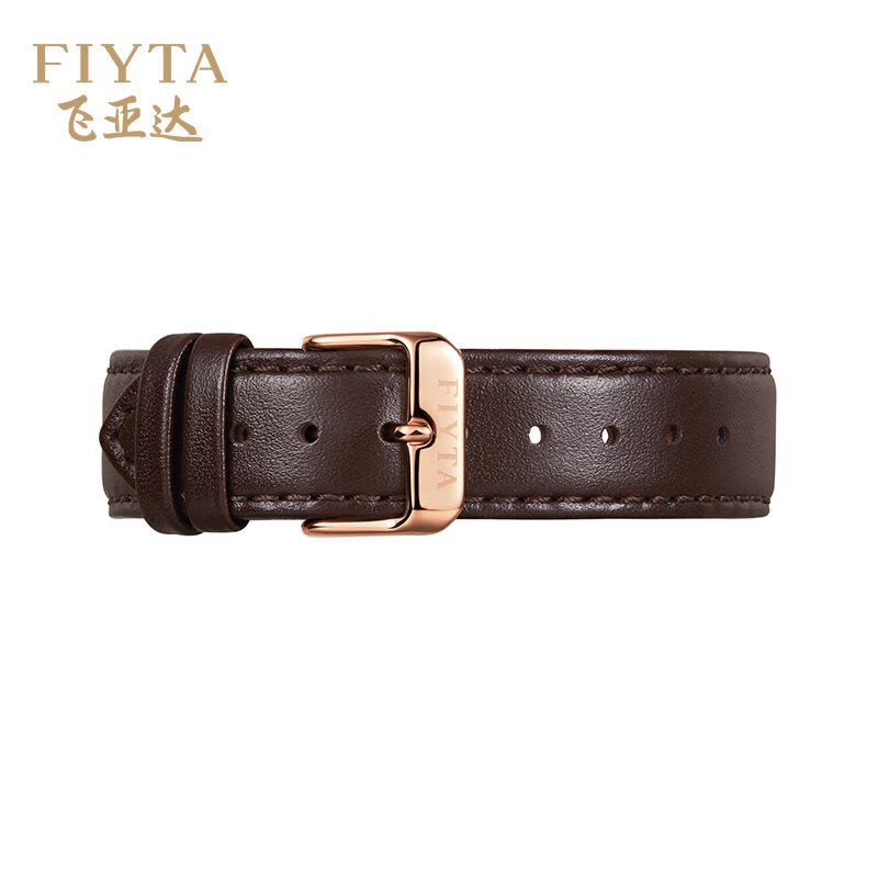飞亚达(FIYTA)手表 时尚简约北欧风 防水日历皮带石英表情侣表图片