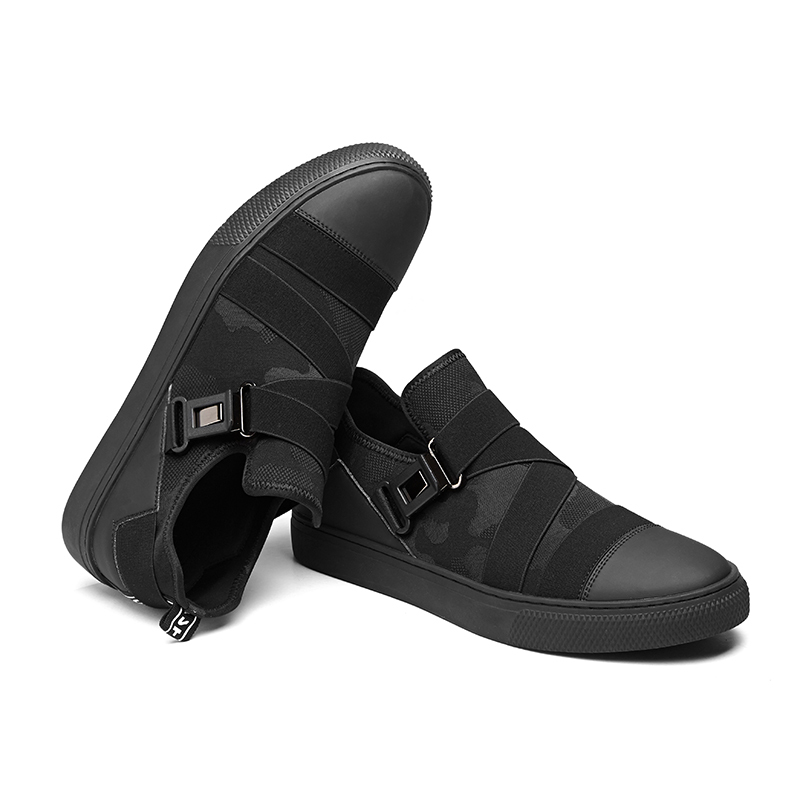 红蜻蜓男鞋 韩版时尚运动休闲鞋迷彩布鞋透气板鞋潮帆布鞋子