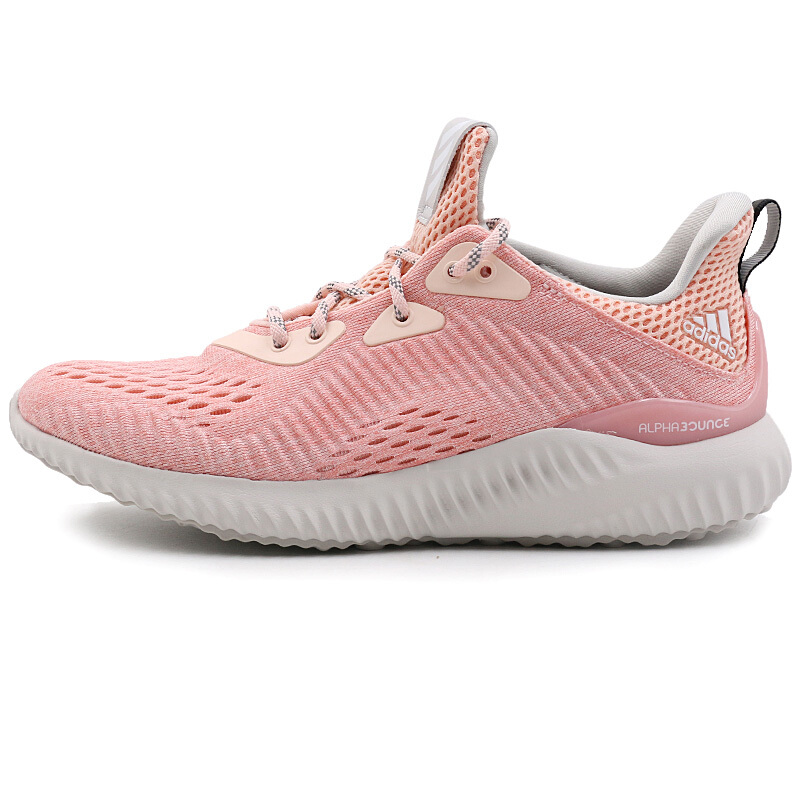 阿迪达斯女鞋阿尔法小椰子alphabounce爆裂纹跑步鞋-BW1195