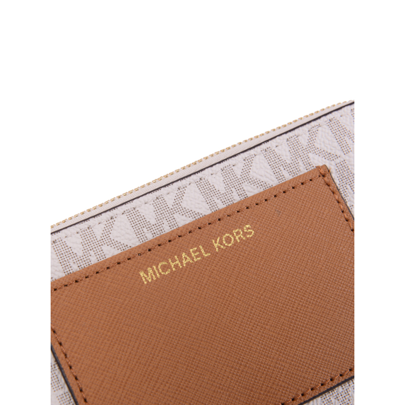 MICHAEL KORS迈克·科尔斯 女士拼色双拉链钱包 PVC 长款32F6GBFW8B