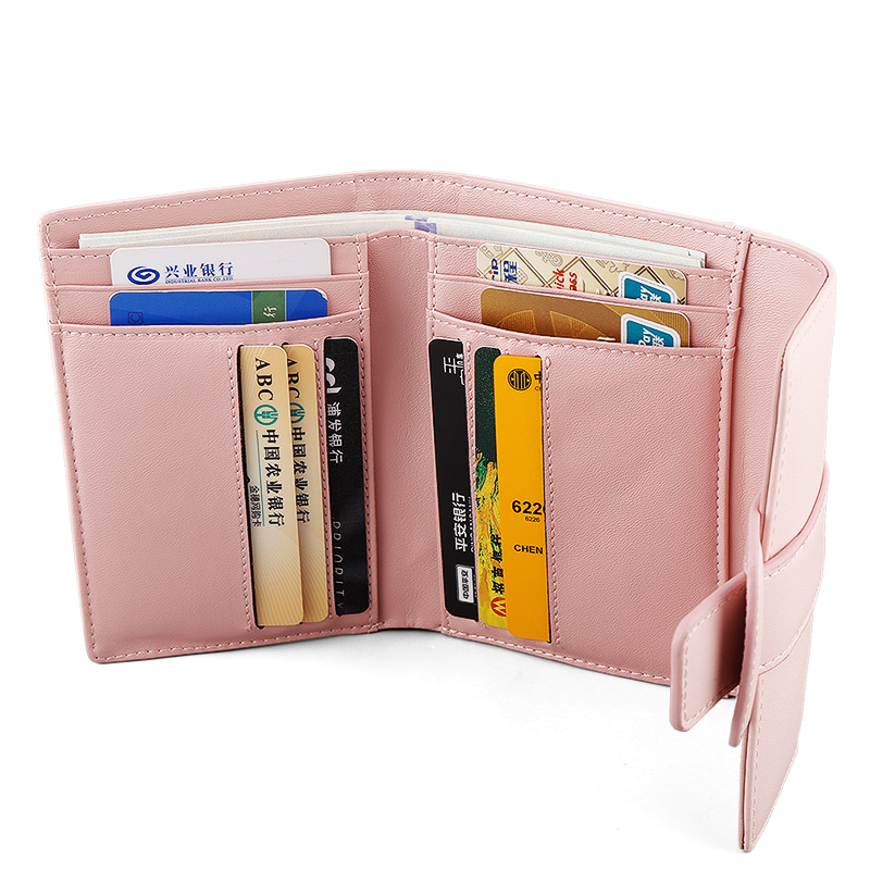 女学生卡包零钱包女包包女士钱夹手包手抓包折叠小钱包手拿包