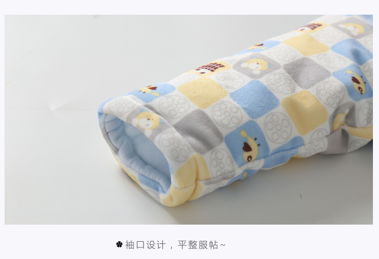 香港亿婴儿 彩格对襟系扣开档爬服 Y2117 粉色 73cm（适用于6-9个月）