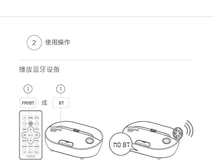 RSR DS415 苹果音响iphonex/7/8ipad手机充电底座迷你组合音响无线蓝牙音箱（白色）