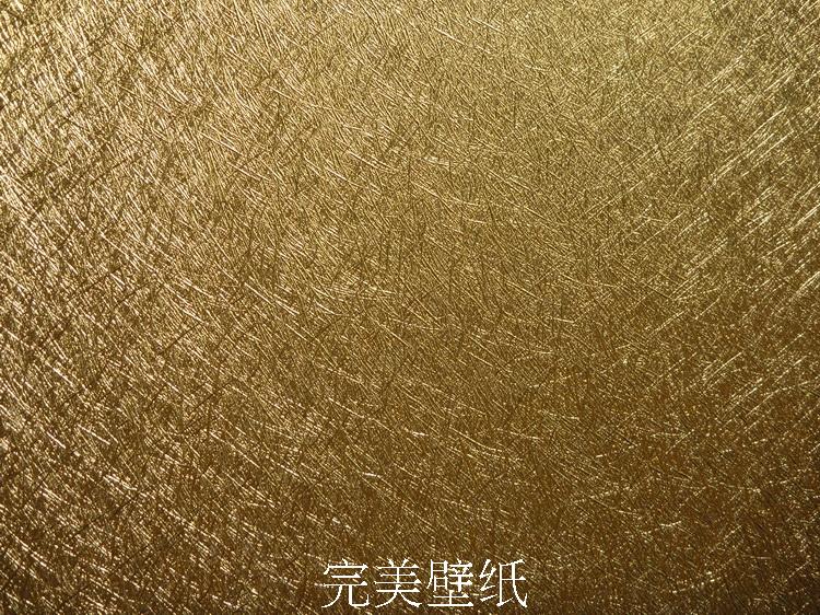 壹德壹墙纸/墙布 金色纯色拉丝金箔墙纸 ktv包厢 酒吧