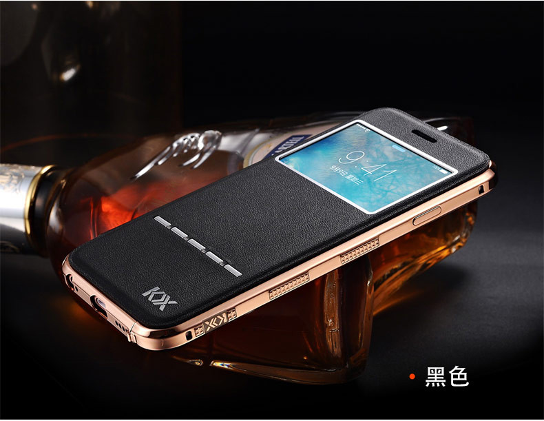 sugool 苹果6手机壳翻盖iphone6s plus手机套金属6s保护套iphone6s