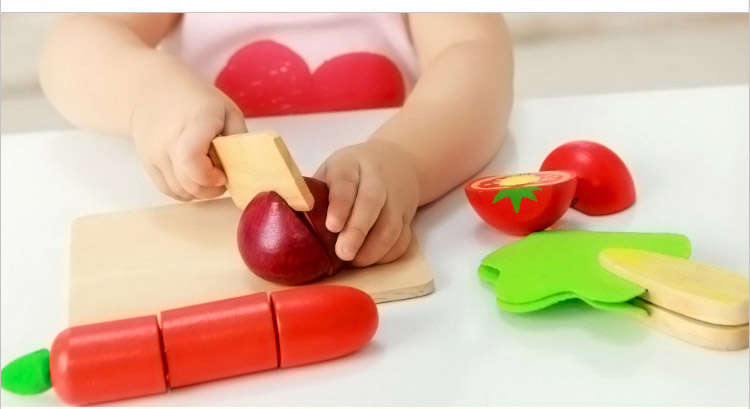 木玩世家 水果切切看 BH3601 儿童切切看系列木制仿真玩具 过家家玩具
