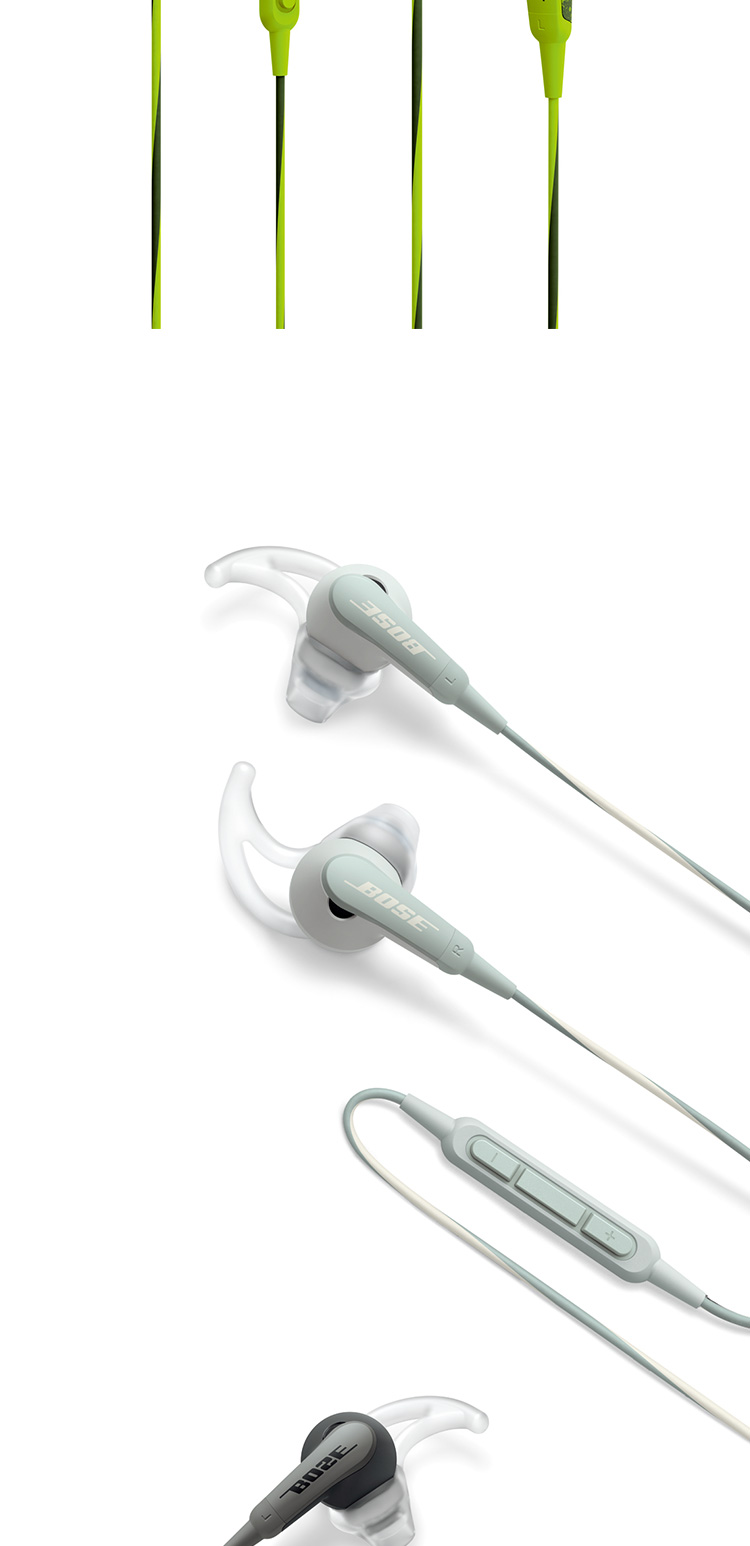 【MFI绿色】 BOSE SoundSport耳塞式运动耳机bose运动耳机2代 防汗水ii入耳式