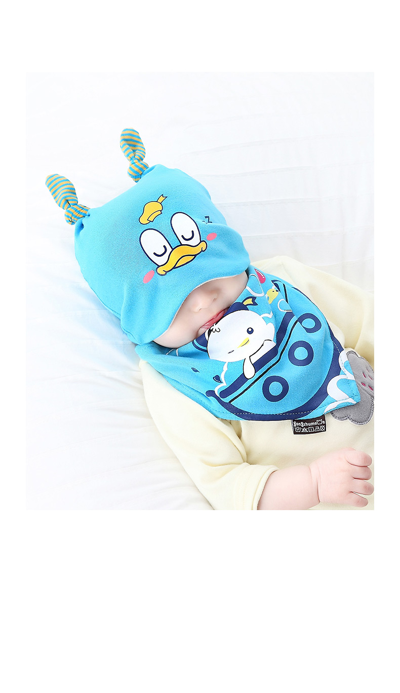 春秋冬0新生儿3胎帽6初生儿女童宝宝套头棉帽