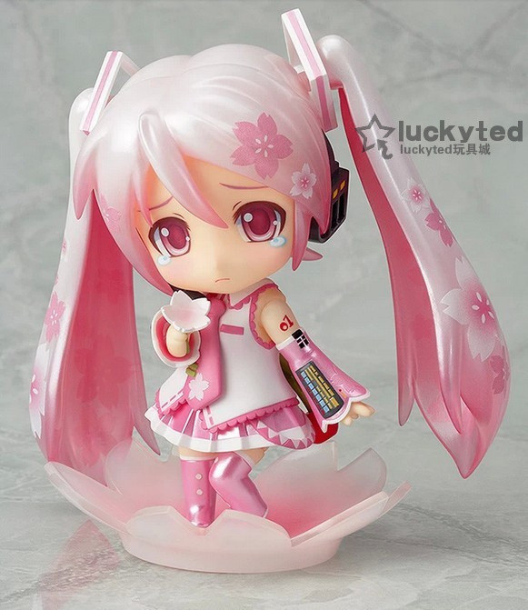 b1超萌樱初音未来手办 miku初音换脸可动粘土模型 巡音镜音双子手 62