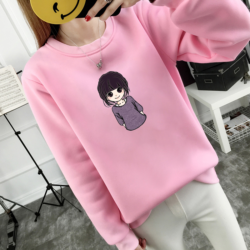 少女装秋衣外穿卫衣女春秋季宽松打底衫长袖恤