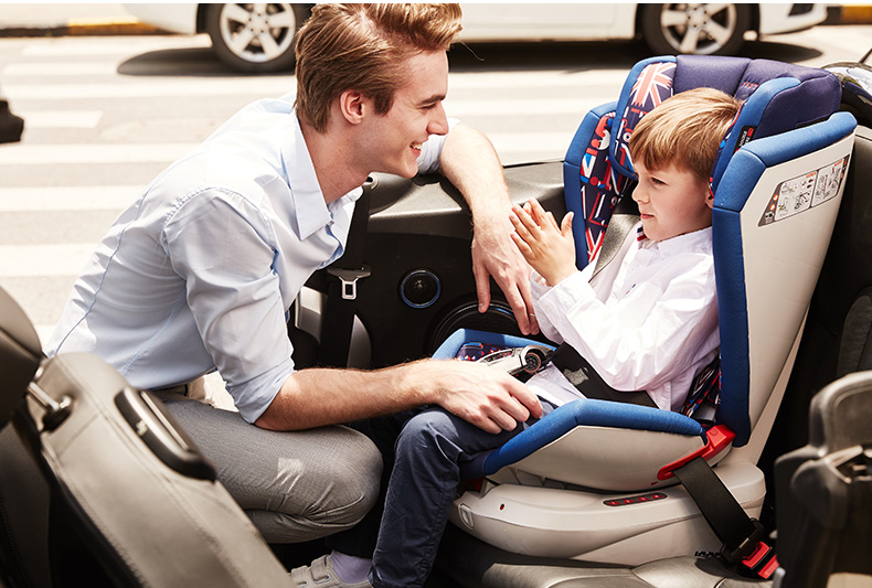 【苏宁自营】佰佳斯特（BESTBABY ）汽车儿童安全座椅ISOFIX接口BBC-Q7（9个月-12岁） 红色巴士
