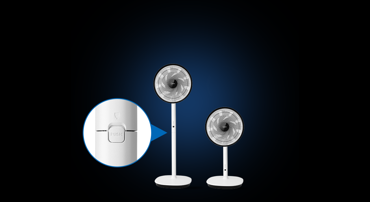 美的电风扇FTS30-16BR 清羽智能风扇 台地两