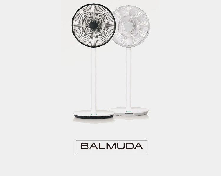 巴慕达（BALMUDA）GreenFan果岭风EGF-1390-WK健康电风扇 白/黑
