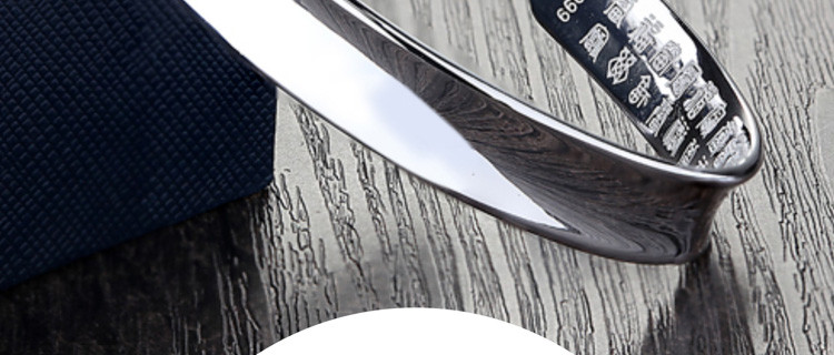 【老冯记银楼旗舰店】老冯记 凹面光面百福手