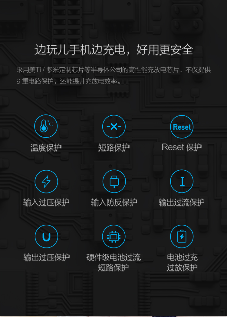 小米（MI）小米移动电源2（10000mAh）银色