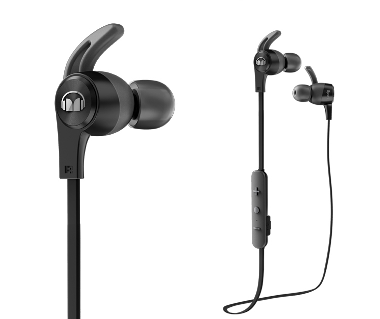 魔声（Monster）iSport Achieve BT爱运动无线蓝牙耳机 手机通用带耳麦耳塞入耳式跑步耳机黑色