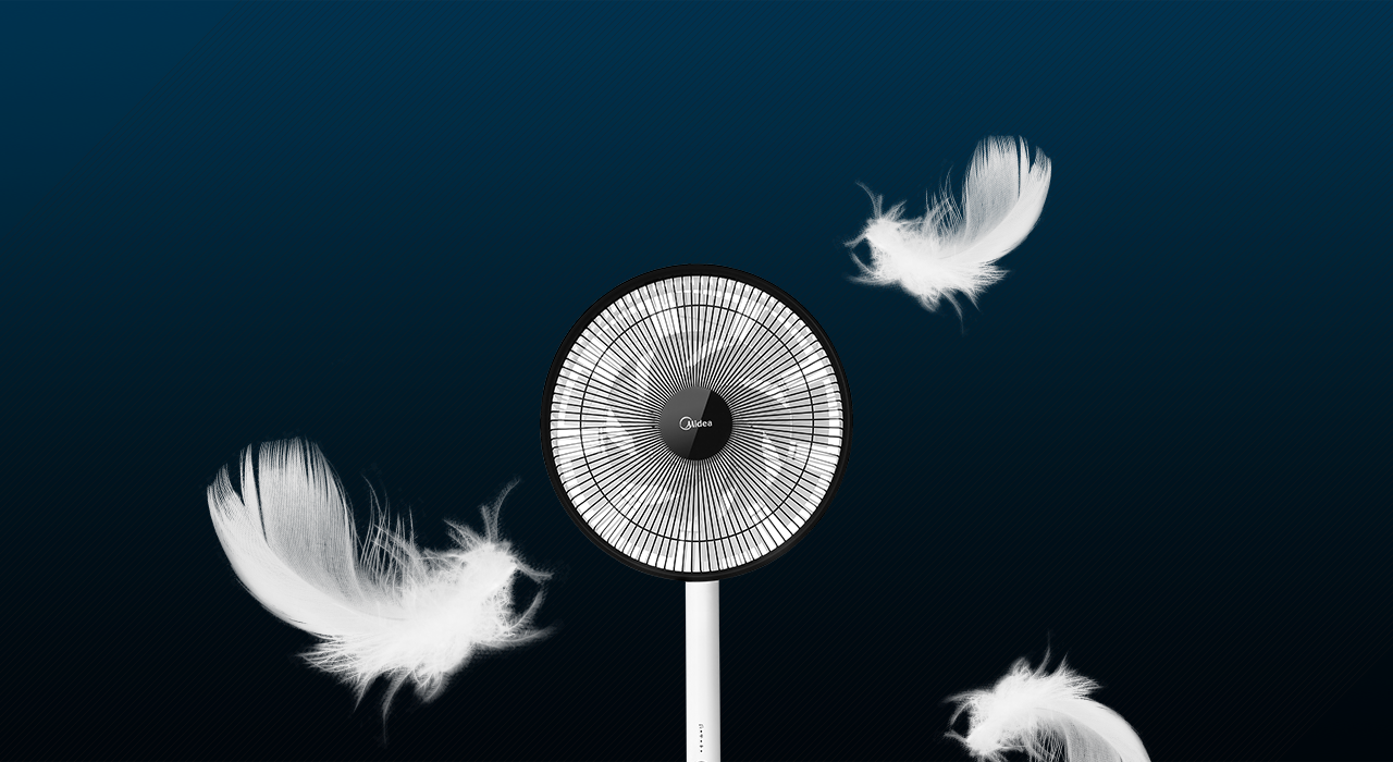 美的电风扇FTS30-16BR 清羽智能风扇 台地两