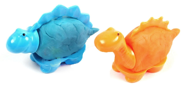 正品智高3d彩泥12色kk橡皮泥粘土玩具小猪动物恐龙