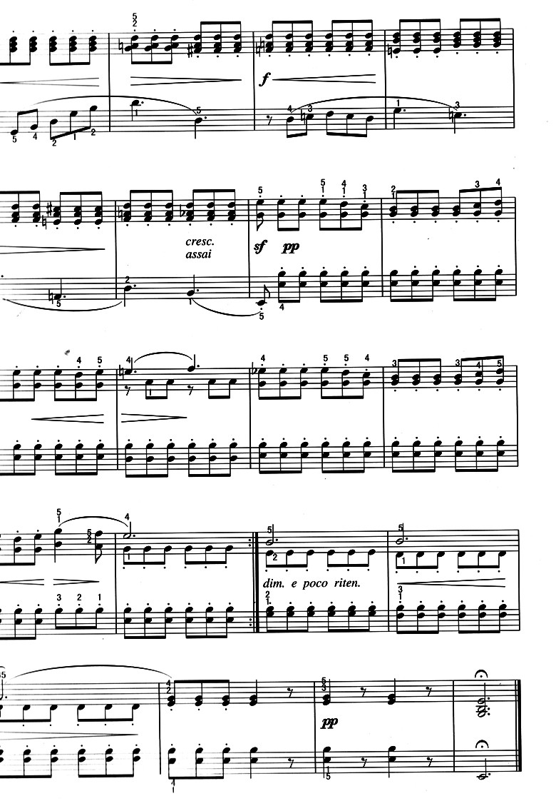 《布格缪勒25首钢琴进阶练习曲》【摘要图片