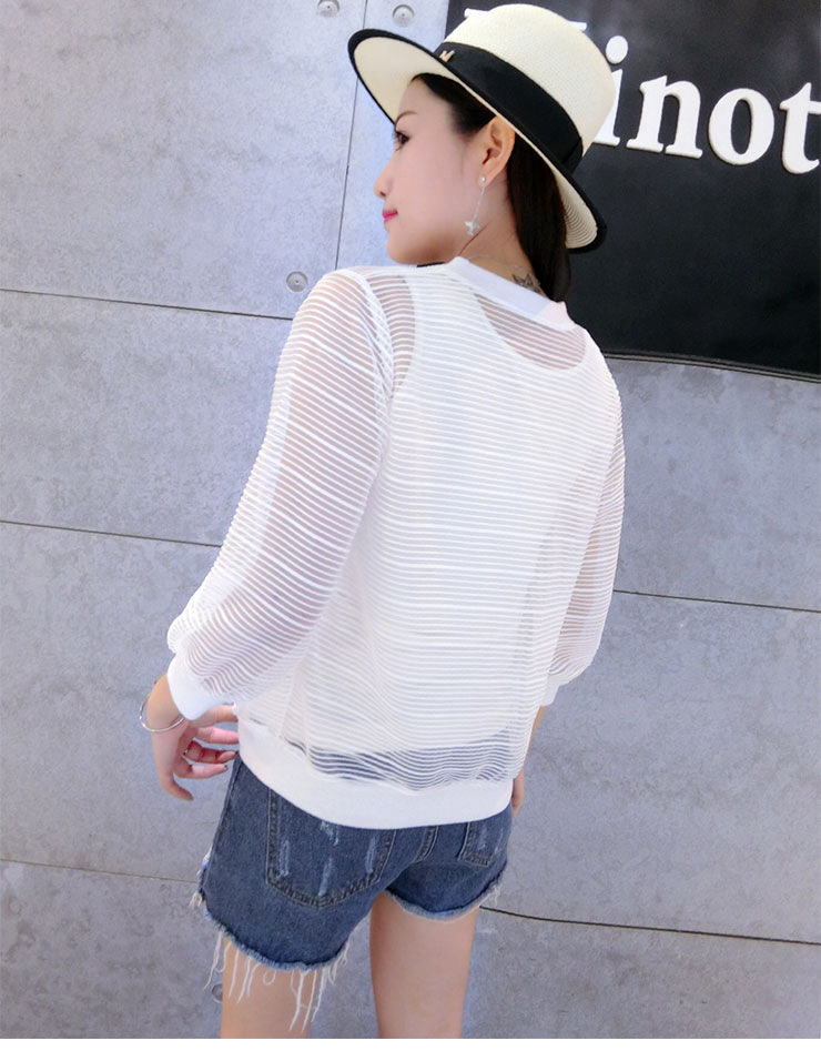 魅言魅语2017实拍棒球服防晒衣春夏新款防晒