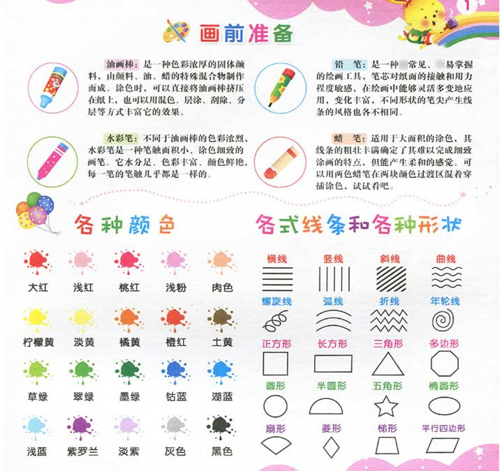 《幼儿简笔画大全3-6岁教材书图书小脚鸭趣味