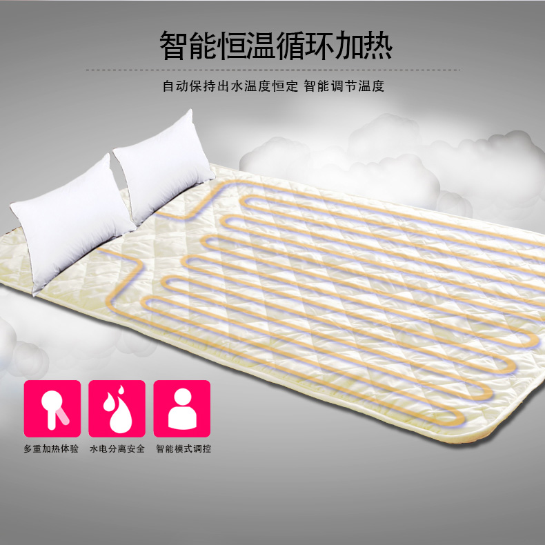 新加坡AKIRA爱家乐HM-W1/SG水暖毯1.5×2m 恒温热水床垫 单人双人电热毯 无辐射节能静音