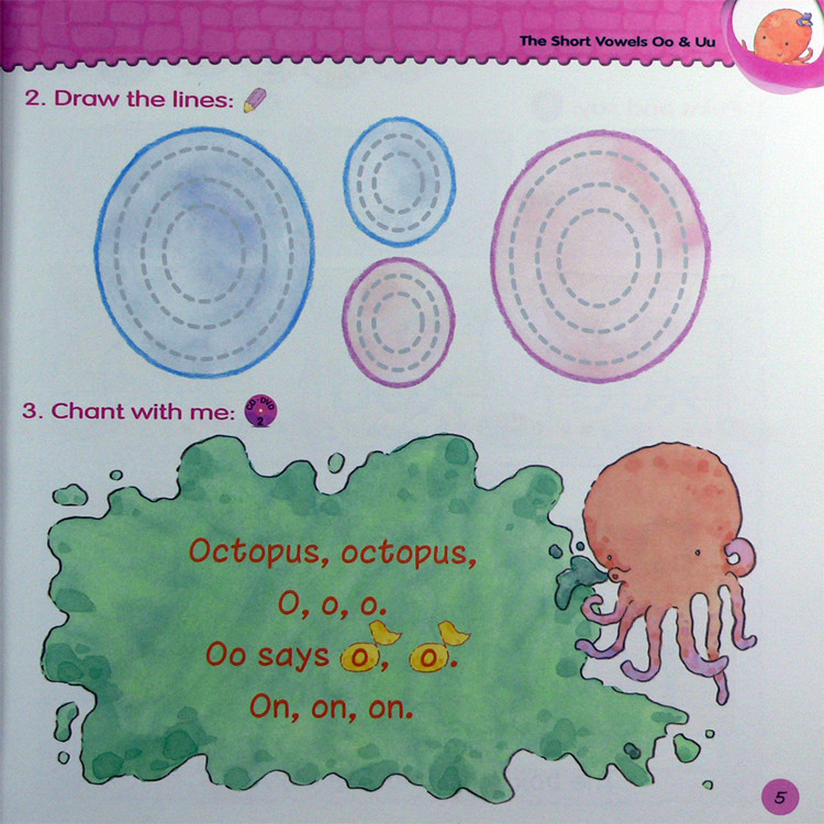 《点读版phonics kids 3B幼儿英语自然拼读发音