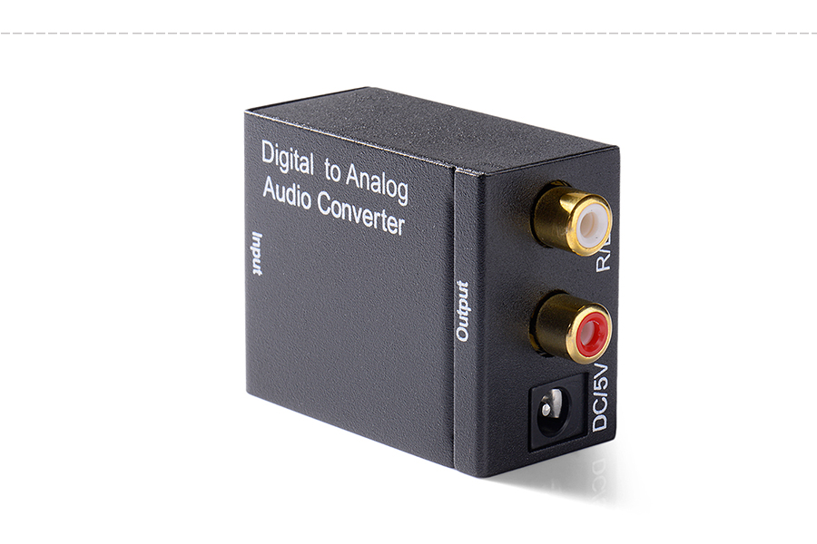 光纤同轴转模拟音频转换器音响功放 apple tv3