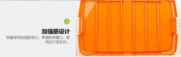 爱丽思(IRIS) 彩色收纳箱TB-64D 橙色