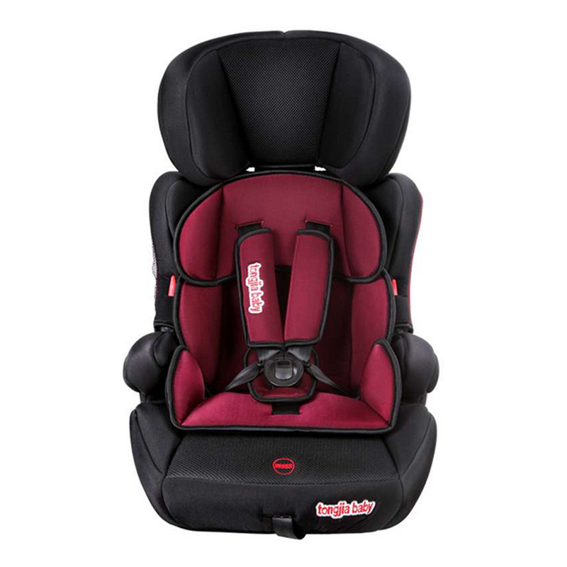 童佳贝贝 TJ603苏宁独家 汽车儿童安全座椅 9KG-36KG （9个月-12岁）酒红色
