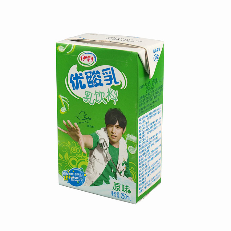 伊利原味优酸乳酸奶12盒 单盒250ml酸奶牛奶乳品产发mk