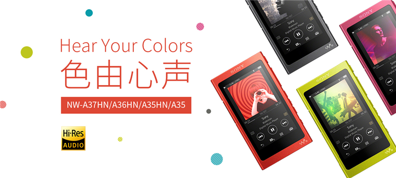 索尼(SONY)高解析度音乐播放器NW-A36HN (波