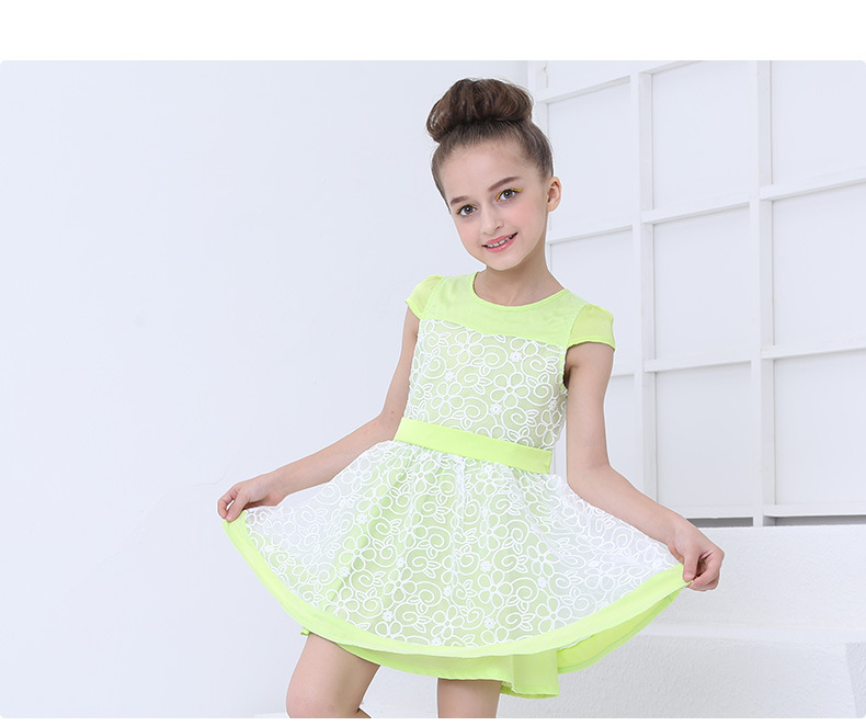 小猪班纳童装2017夏装新款儿童裙子中大童蛋