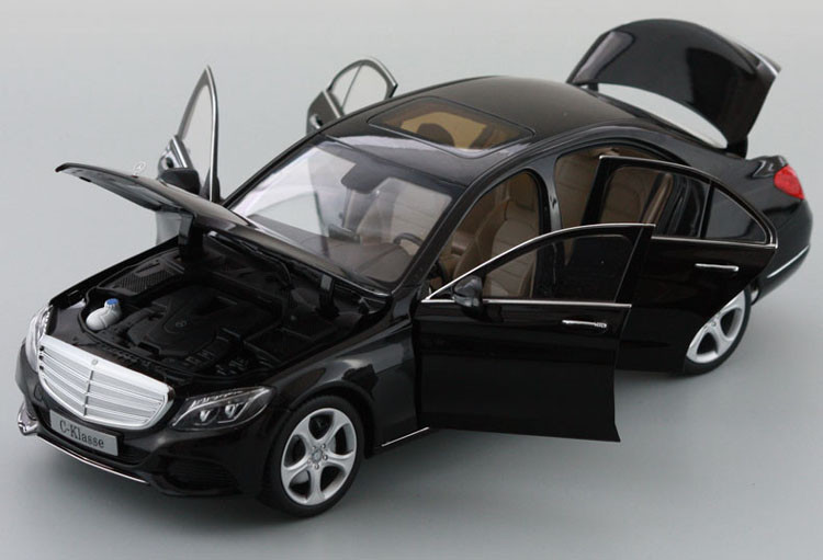 118原厂汽车模型全新一代奔驰c级mercedesbenzcklassec200c260黑色